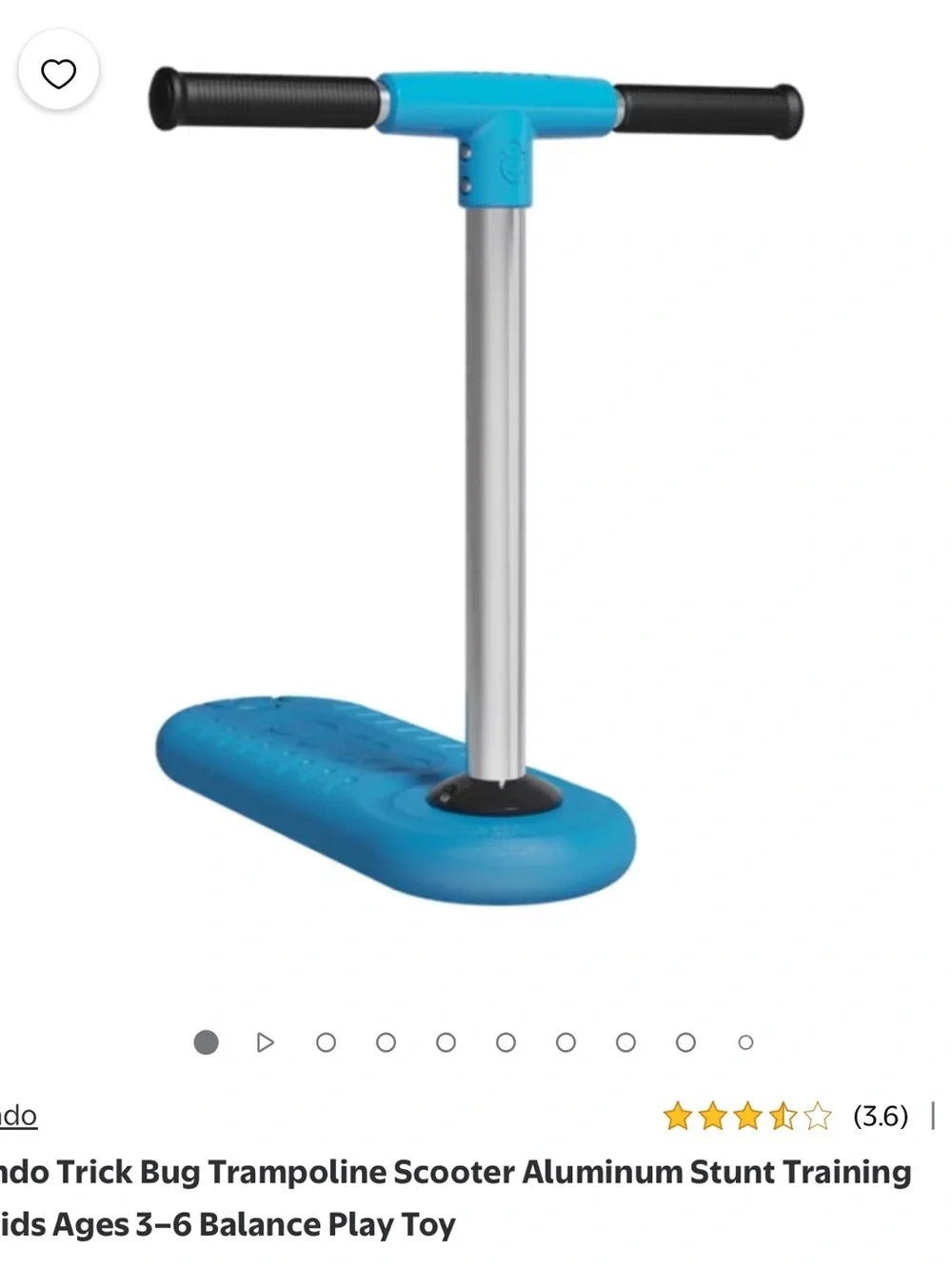 Indo Bug Soft Trick Scooter for Kids - Pink/Purple
